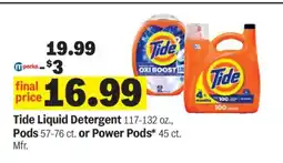 Meijer Tide Liquid Detergent offer