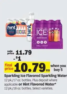 Meijer Sparkling Ice Flavored Sparkling Water or Hint Flavored Water offer