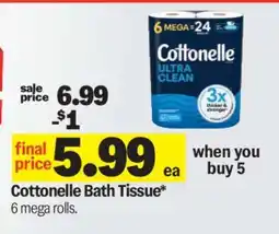 Meijer Cottonelle Bath Tissue offer