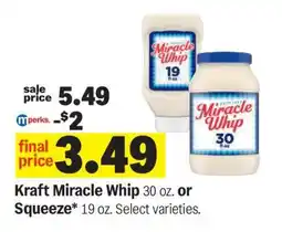 Meijer Kraft Miracle Whip offer