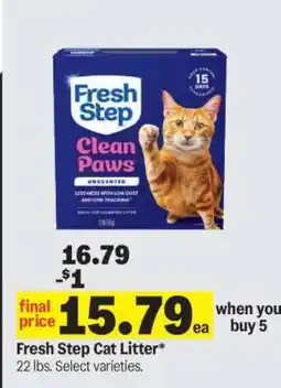 Meijer Fresh Step Cat Litter offer