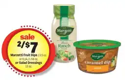 Meijer Marzetti Fruit Dips or Salad Dressings offer