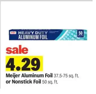 Meijer Meijer Aluminum Foil or Nonstick Foil offer