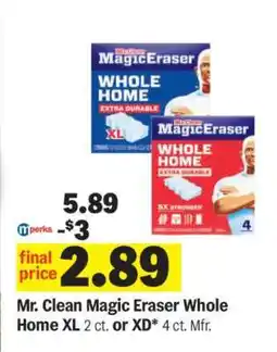 Meijer Mr. Clean Magic Eraser Whole Home XL or XD offer