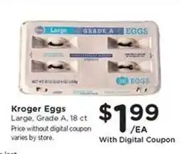 Kroger Kroger Eggs offer