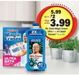 Meijer Mr. Clean Magic Eraser Ultra 3 ct. or Liquid Cleaner offer