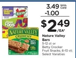 Kroger Nature Valley Bars offer