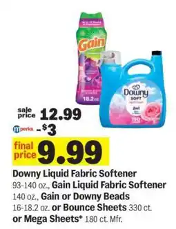 Meijer Downy Liquid Fabric Softener offer
