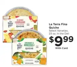 Kroger La Terra Fina Quiche offer
