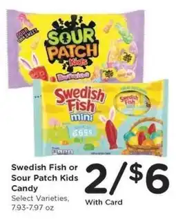 Kroger Swedish Fish or Sour Patch Kids Candy offer