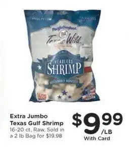 Kroger Extra Jumbo Texas Gulf Shrimp offer