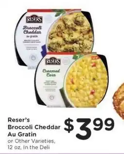 Kroger Reser's Broccoli Cheddar Au Gratin offer