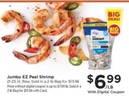 Kroger Jumbo EZ Peel Shrimp offer