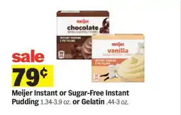 Meijer Meijer Instant or Sugar-Free Instant Pudding or Gelatin offer