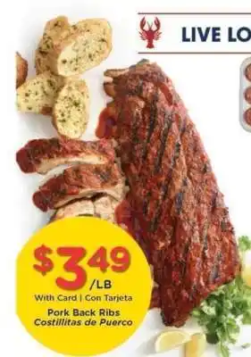 Kroger Pork Back Ribs offer