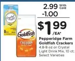 Kroger Pepperidge Farm Goldfish Crackers offer