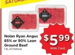 Kroger Nolan Ryan Angus Ground Beef offer