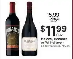 Kroger Meiomi, Bonanza or Whitehaven offer
