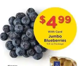 Kroger Jumbo Blueberries offer
