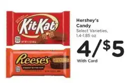 Kroger Hershey's Candy offer