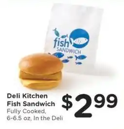 Kroger Deli Kitchen Fish Sandwich offer