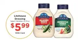 Kroger Litehouse Dressing offer