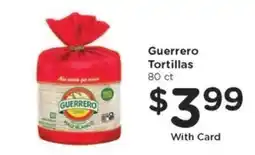 Kroger Guerrero Tortillas offer