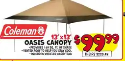 Ollie's 13'x13' OASIS CANOPY offer