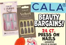 Ollie's CALA 24 CT. PRESS ON NAILS offer
