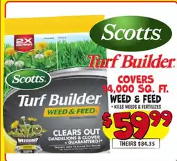 Ollie's SCOTTS WEED & FEED offer