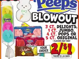 Ollie's 3 CT. DELIGHTS, 1 CT. JUMBO, 4 CT. POPS OR 5 CT. ORIGINAL offer