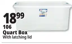Ocean State Job Lot Sterilite Latch Top Storage Box 106 Qt offer