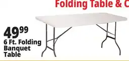 Ocean State Job Lot 6 Ft. Folding Banquet Table offer