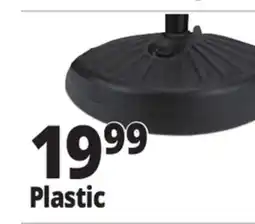 Ocean State Job Lot Round Fillable Plastic Umbrella Base offer