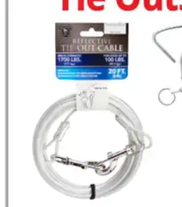 Ocean State Job Lot 15' Dog Tie Out Cable For Dogs up to 100 lbs offer