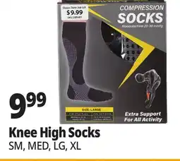 Ocean State Job Lot Promedica Sport Performance Uni-Sex Compression Socks Large offer