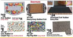 Ocean State Job Lot Door Mats offer
