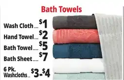 Ocean State Job Lot Bath Towels offer