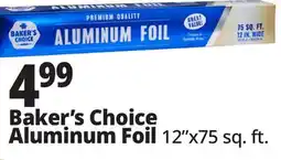 Ocean State Job Lot Baker's Choice Premium Quality Aluminum Foil 75 sq ft offer