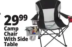 Ocean State Job Lot Oversized Folding Camp Chair with Side Table offer