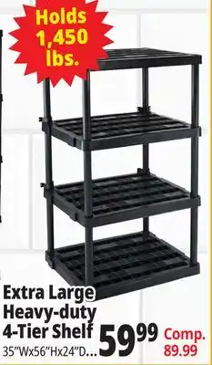 Ocean State Job Lot Extra Large Heavy-duty 4-Tier Shelf offer