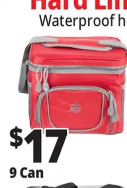 Ocean State Job Lot North Peak 9-Can Hardliner Cooler Red offer