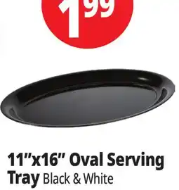Ocean State Job Lot 11 x 16 Oval Serving Tray offer