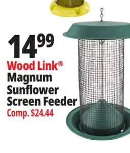 Ocean State Job Lot Wood Link Magnum Sunflower Screen Feeder offer