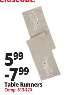 Ocean State Job Lot Table Runners offer
