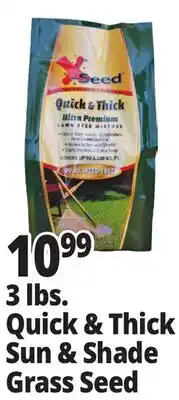 Ocean State Job Lot X-Seed Quick & Thick Grass Seed Mixture 3 lbs offer