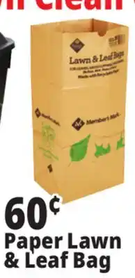 Ocean State Job Lot Single Paper Lawn & Leaf Bag offer