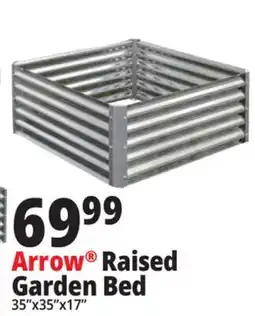 Ocean State Job Lot Galvanized Raised Garden Bed 35 x 35 x 17 offer