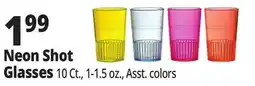 Ocean State Job Lot Neon Shot Glasses offer