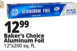 Ocean State Job Lot Baker's Choice Premium Quality Aluminum Foil Jumbo Roll 200' offer